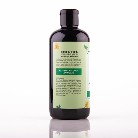 Bakson Veterinary Tick & Flea Shampoo - Effective Tick & Flea Removal