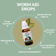 Bakson Veterinary Worm Aid Drops 30 ML - Effective Deworming Solution