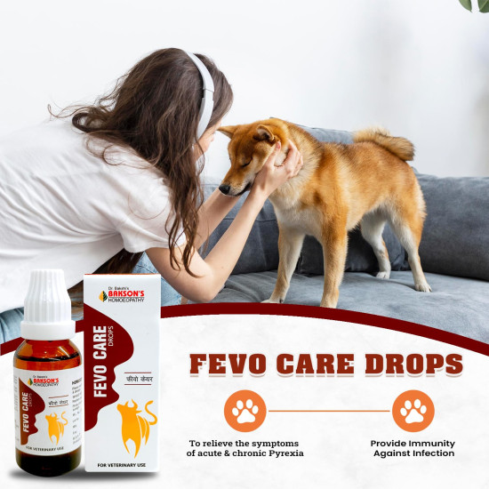 Bakson Veterinary Fevo Care Drops - Effective Fever Relief for Pets