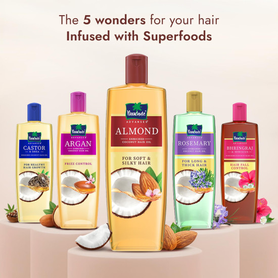 Parachute Advansed Almond-enriched Coconut Hair Oil - Soft & Silky Hair