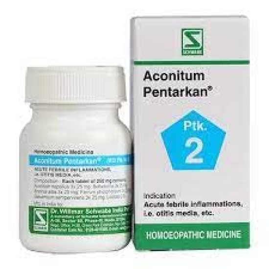 Dr. Willmar Schwabe India Aconitum Pentarkan Tab - Holistic Wellness