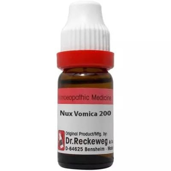 Dr Reckeweg Nux Vomica 200 CH (11ml) - Trusted Homeopathic Remedy