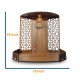 Chants® Bappa Wooden Pooja Mandir - With LED Spot Light