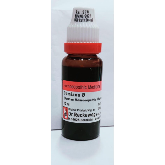 Dr Reckeweg Damianaa Q Mother Tincture - 20ml