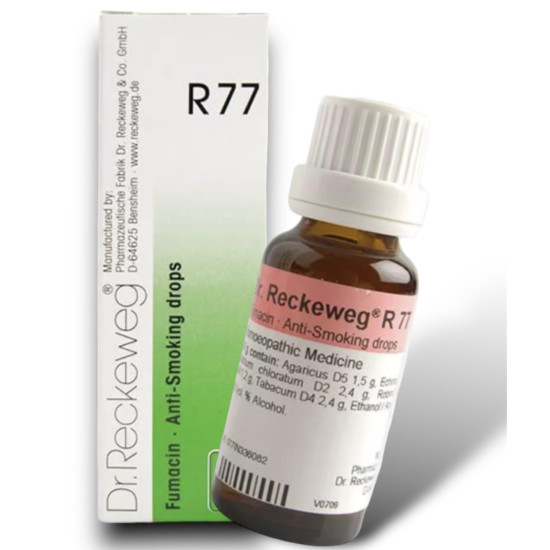Dr Reckeweg R77 Anti-Smoking Homeopathy Drops - Herbal Support for Quitting