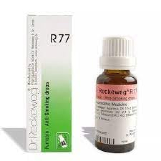 Dr Reckeweg R77 Anti-Smoking Homeopathy Drops - Herbal Support for Quitting