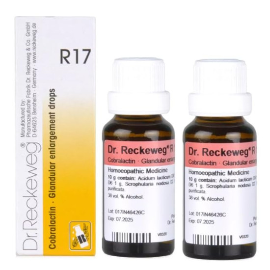 Dr. Reckeweg R17 Glandular Enlargement Drop - Effective Herbal Remedy