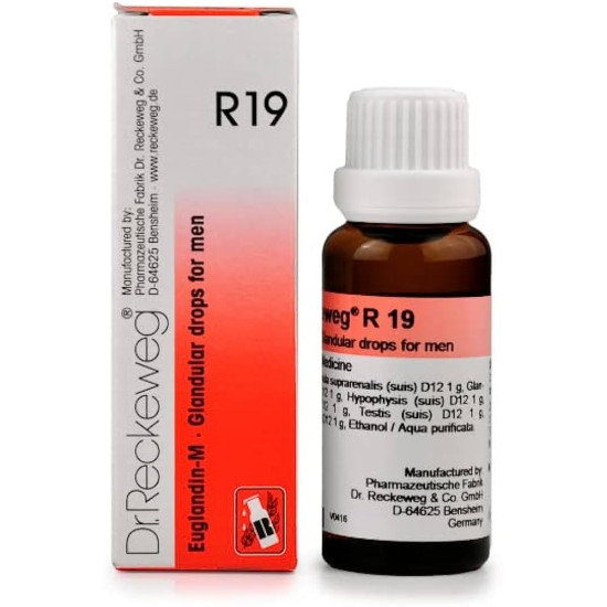 Dr. Reckeweg R19 Glandular Drops for Men - Herbal Remedy for Men's Health