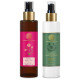 Forest Essentials Hydrating Facial Moisturiser Sandalwood & Orange Peel with SPF 25 and Facial Tonic Mist Pure Rosewater Combo