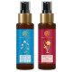 Forest Essentials Travel Size Body Mist Combo - Jasmine & Saffron and Nargis