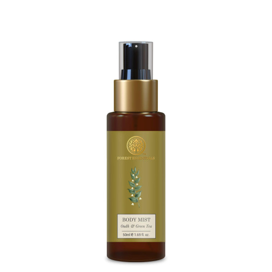 Forest Essentials Travel Size Body Mist & Cleanser Combo - Refreshing Fragrance & Natural Cleanser