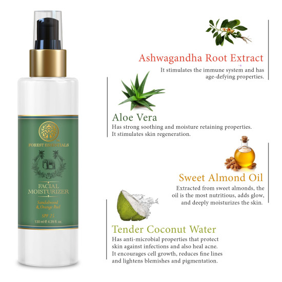 Forest Essentials Hydrating Facial Moisturiser & Cleanser Combo - Radiant Skin Solution