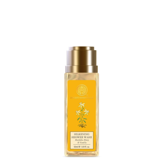 Forest Essentials Silkening Shower Wash Combo - Honey & Vanilla | Luxurious & Natural
