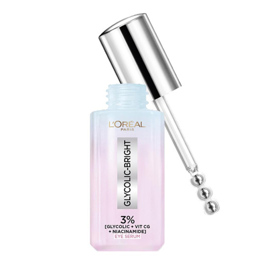 L’Oréal Paris Glycolic Bright Dark Circle Eye Serum - 3% Glycolic Acid