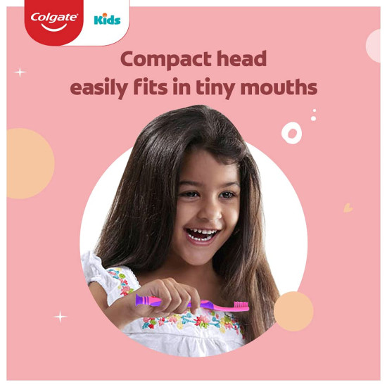 Colgate Kids Barbie Toothbrush & Toothpaste Combo - Extra Soft & Anticavity Protection