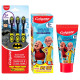 Colgate Kids Batman Manual Toothbrush & Motu Patlu Anticavity Toothpaste Combo - Fun & Effective Oral Care