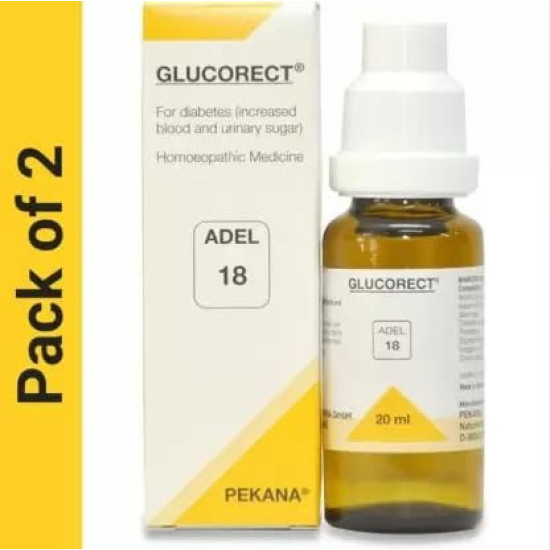 ADEL No. 18 (GLUCORECT) Diabetes Management Drops - Natural Diabetes Care