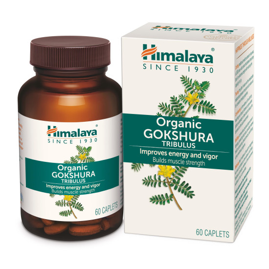 Himalaya Organic Gokshura Pack of 60 - Natural Wellness Supplement