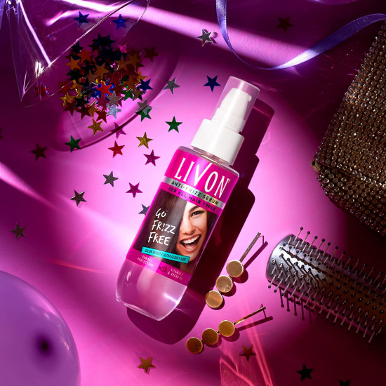 Livon Serum for Frizz-free, Smooth & Glossy Hair - Argan Oil & Vitamin E