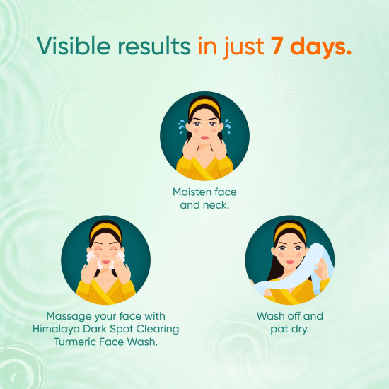 Himalaya Dark Spot Clearing Turmeric Face Wash - Reduce Dark Spots in 7 Days Himalaya Dark Spot Clearing Turmeric Face Wash - Reduce Dark Spots in 7 Days