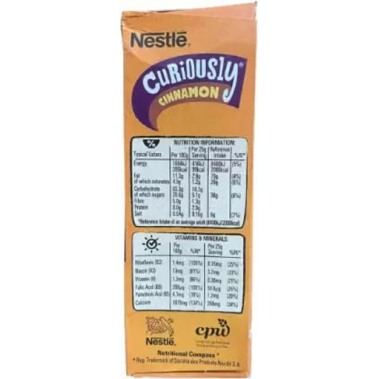 Nestle Curiously Cinnamon Breakfast Cereal Bars - Whole Grain Delight