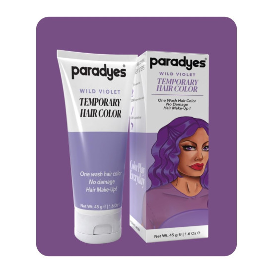 Paradyes Wild Violet Temporary Hair Color - Delightful Fragrance