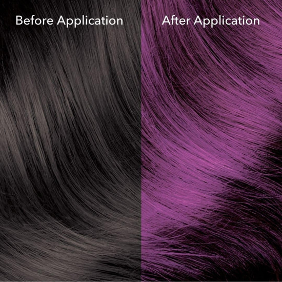 Paradyes Poison Purple Temporary Hair Color - No Bleach, Delightful Fragrance