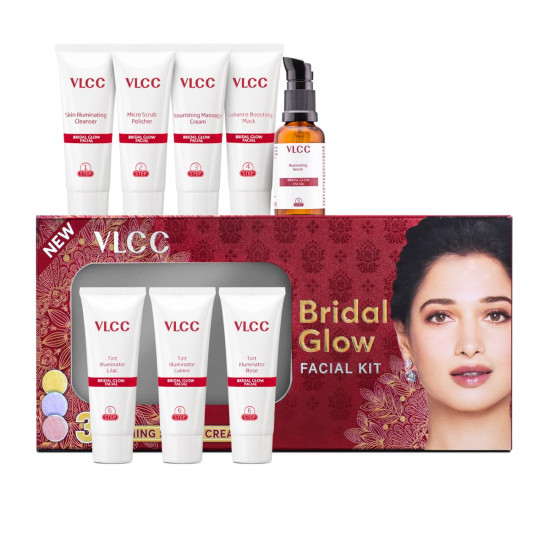 VLCC Bridal Glow Facial Kit - Radiant Skin with Hyaluronic Acid