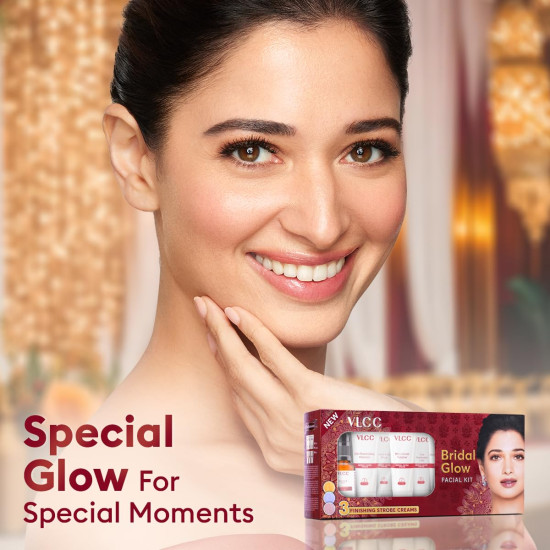 VLCC Bridal Glow Facial Kit - Radiant Skin with Hyaluronic Acid