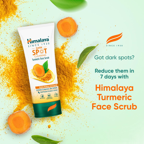 Himalaya Dark Spot Clearing Turmeric Face Scrub - Organically Sourced Turmeric