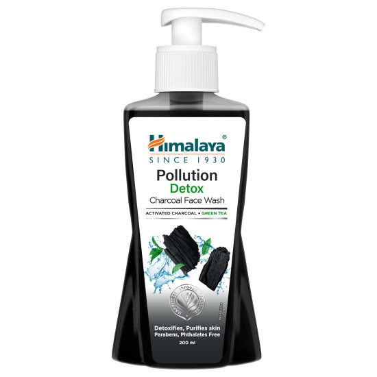 Himalaya Wellness Pollution Detox Charcoal Face Wash - Purifying Skincare Solution