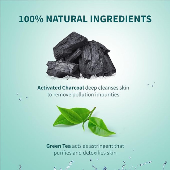 Himalaya Wellness Pollution Detox Charcoal Face Wash - Purifying Skincare Solution