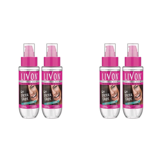 Livon Hair Serum For Women - Smooth, Frizz-Free & Glossy Hair