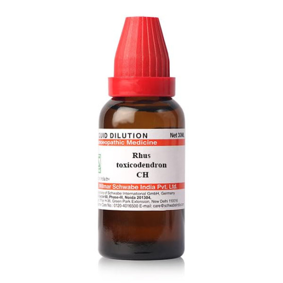 Dr.Willmar Schwabe India Rhus Toxicodendron 200Ch 30Ml - Homeopathic Remedy