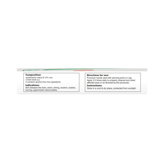 Dr.Willmar Schwabe India Topi Azadirachta 25 Gm - Natural Skin Care Cream