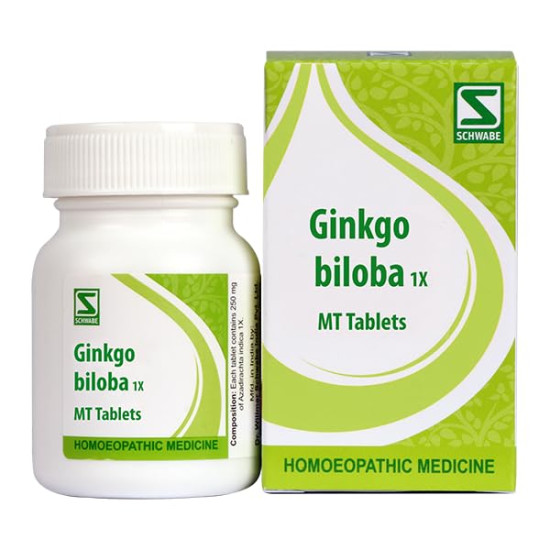 Dr.Willmar Schwabe India Ginkgo Biloba 1X 20Gm - Natural Memory Booster