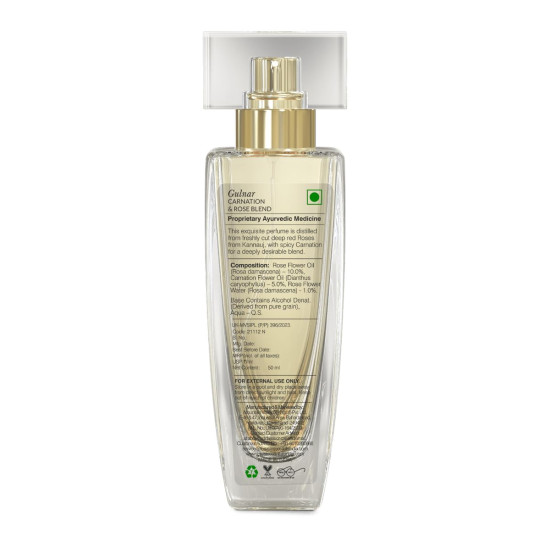 Forest Essentials Intense Perfume Gulnar - Long Lasting Natural Luxury Fragrance