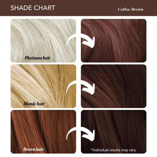 Paradyes Coffee Brown Semi-Permanent Hair Color Kit - Ammonia-Free & Nourishing