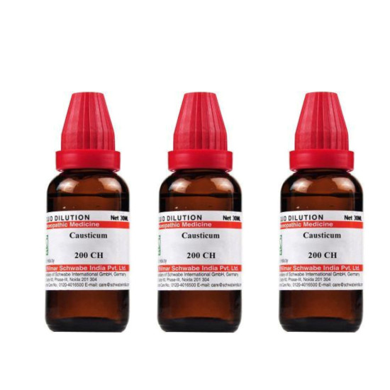 Dr. Willmar Schwabe India Causticum 200 CH 30ml (Pack of 3) - Immune Support