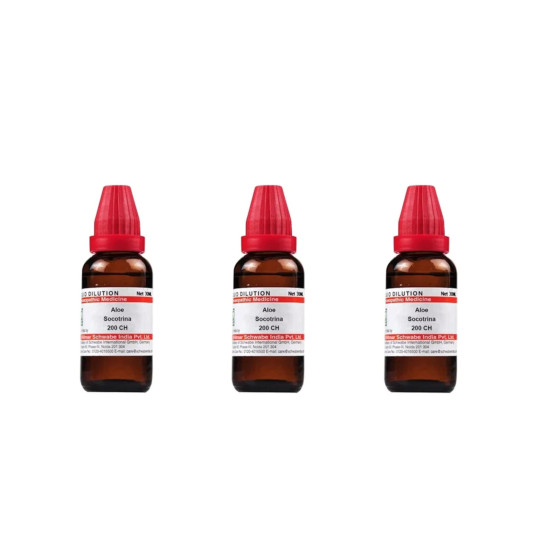 Dr. Willmar Schwabe India Aloe Socotrina 200 CH 30ml (Pack of 3) - Immune Support