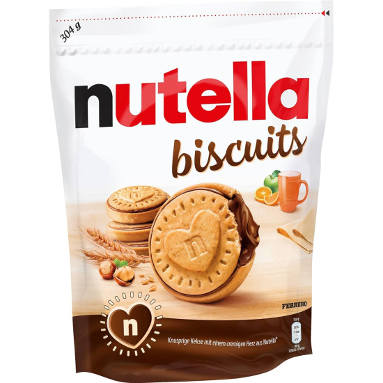 Nutella Ferrero Biscuits, 304g - Irresistible Chocolate Delight