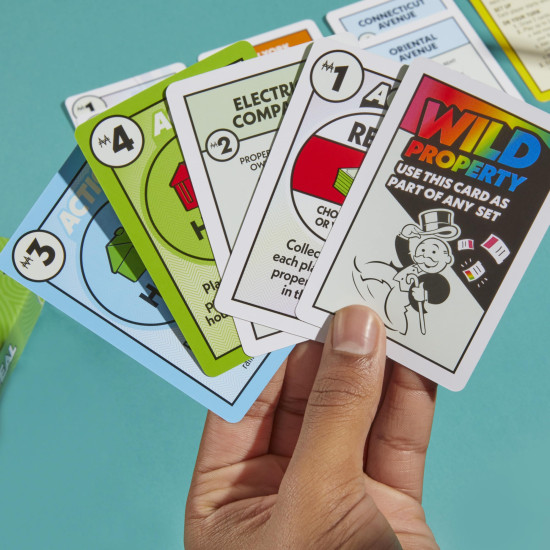 Monopoly Deal Card Game - Quick & Fun for Families