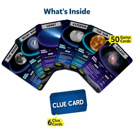 Skillmatics Card Game - Guess in 10 NASA Space - Educational Fun for Kids & Families