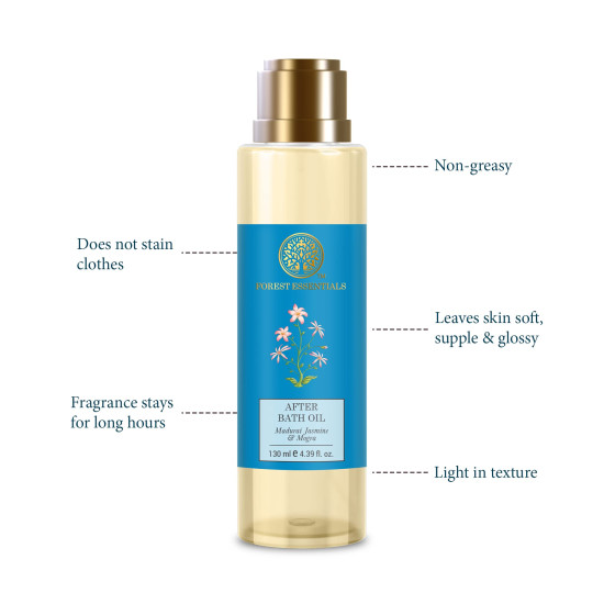 Forest Essentials After Bath Oil Combo - Indian Rose & Jasmine Forest Essentials After Bath Oil Combo - Indian Rose & Jasmine