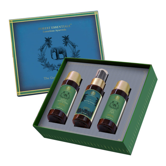 Forest Essentials Gentlemen's Gift Box & Essentials For Him Combo - Premium Skincare
