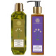 Forest Essentials Ayurvedic Herb Enriched Head Massage Oil Japapatti & Hair Cleanser Amla Combo - Natural Hair Care