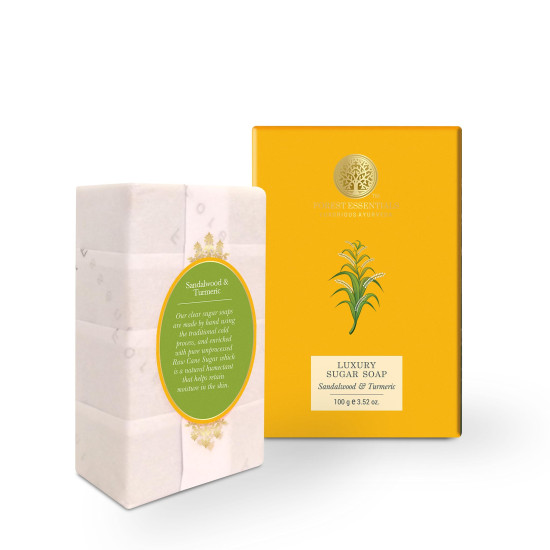Forest Essentials Luxury Sugar Soap Combo - Ayurvedic Handmade Soap