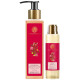 Forest Essentials After Bath Oil & Silkening Shower Wash Combo - Iced Pomegranate & Kerala Lime