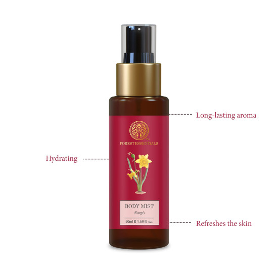 Forest Essentials Travel Size Body Mist Combo - Organic & Natural Scents