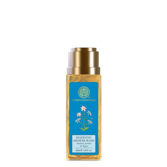 Forest Essentials Travel Size Silkening Shower Wash Combo - Ayurvedic & Natural